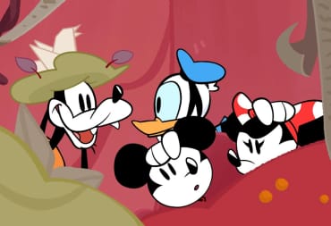 Mickey and friends gathered in Disney Illusion Island