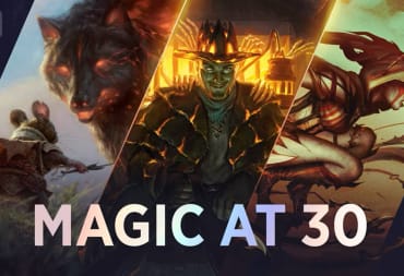 Magic at #0 Header featuring Bloomburrow, Outlaws of Thunder Junction, and Dominaria Remastered art