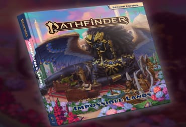 Book artwork for Pathfinder Lost Omens: Impossible Lands