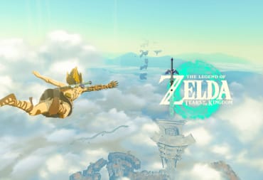 Link Skydiving in The Legend of Zelda: Tears of the Kingdom